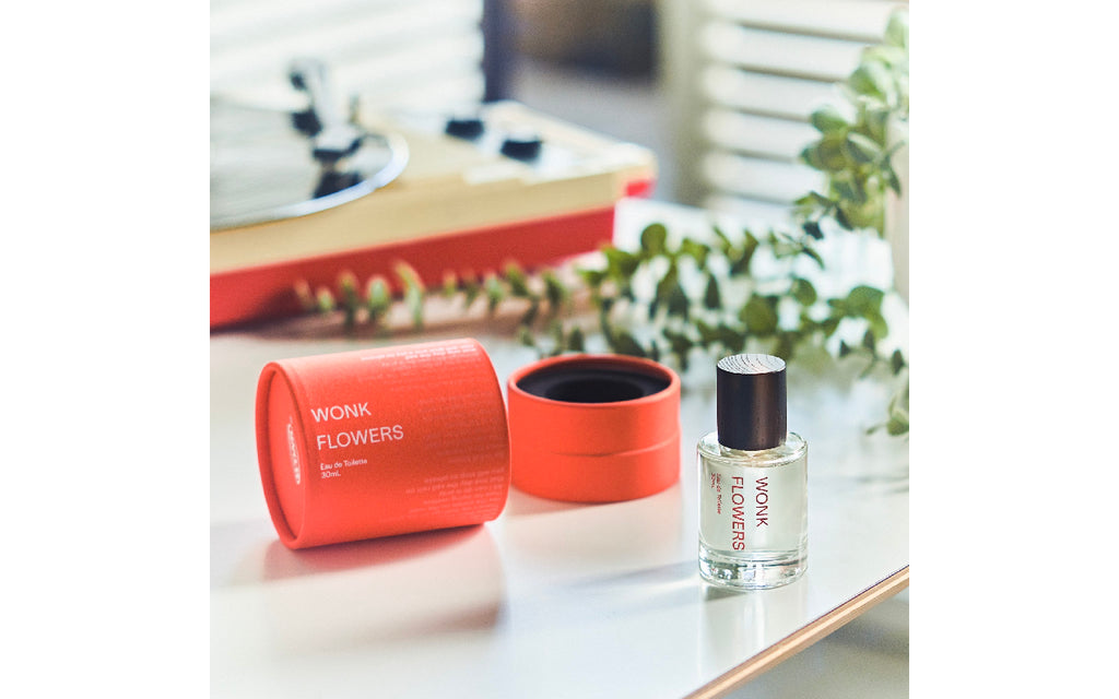 WONK 「FLOWERS eau de toilette」table collection
