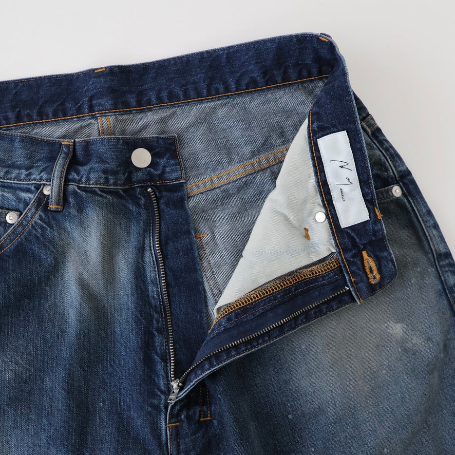 AGING WIDE 5P DENIM PANTS