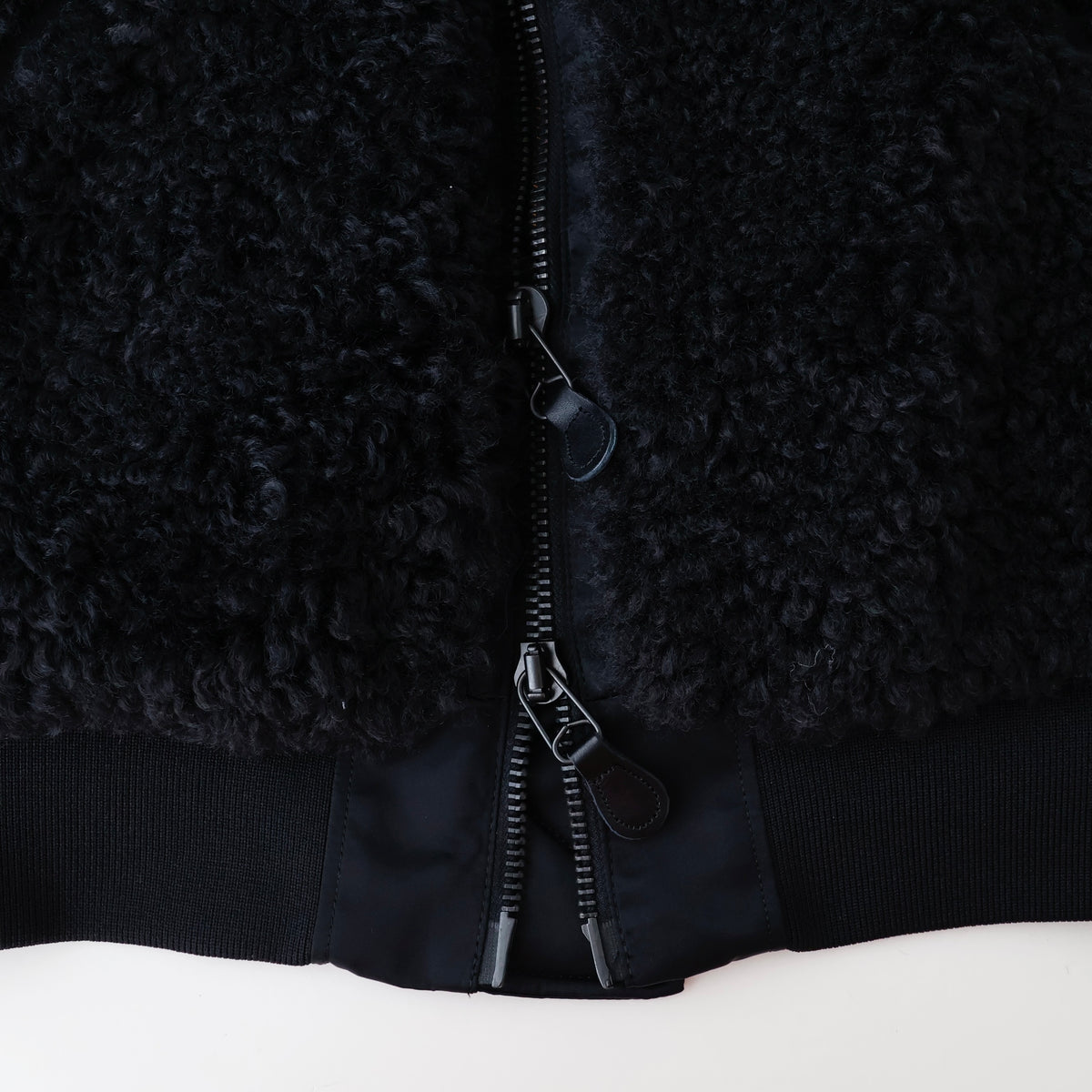 FAUX SHEARLING TYPE MA-1 JACKET