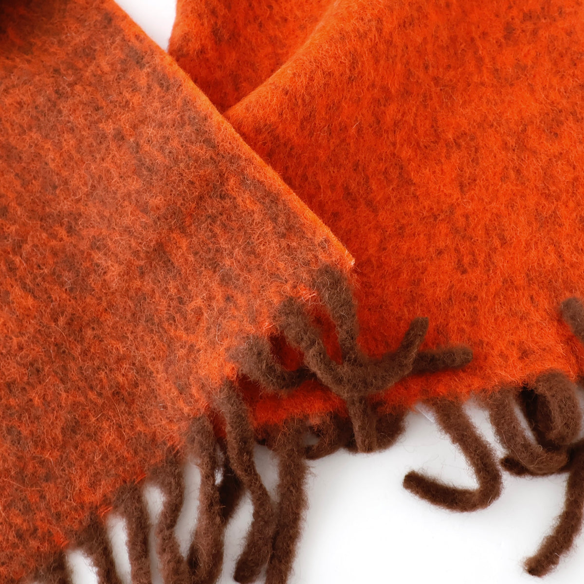 Two Colour Woolly Scarf
