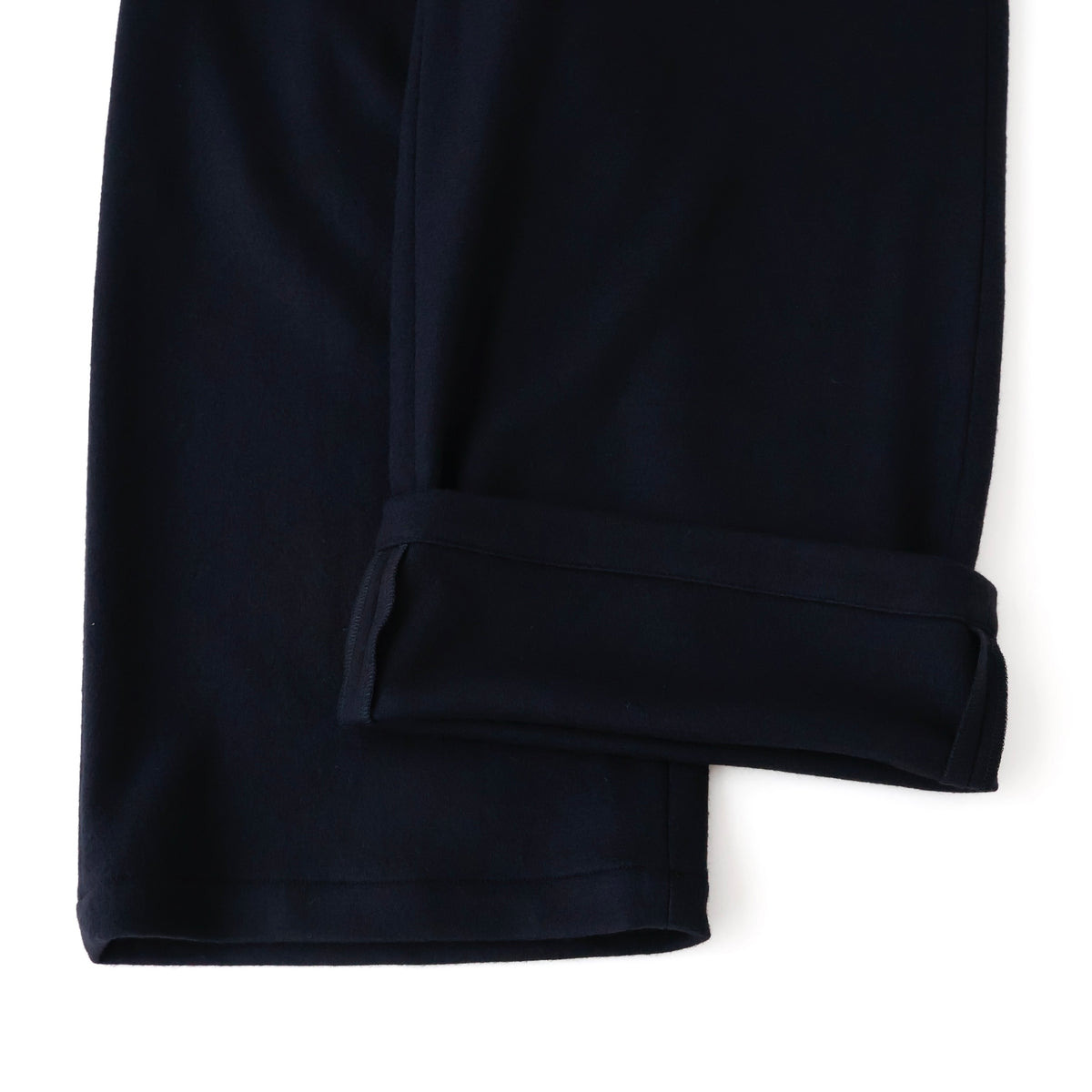 Wool Smooth Flannel Easy Wide Pants