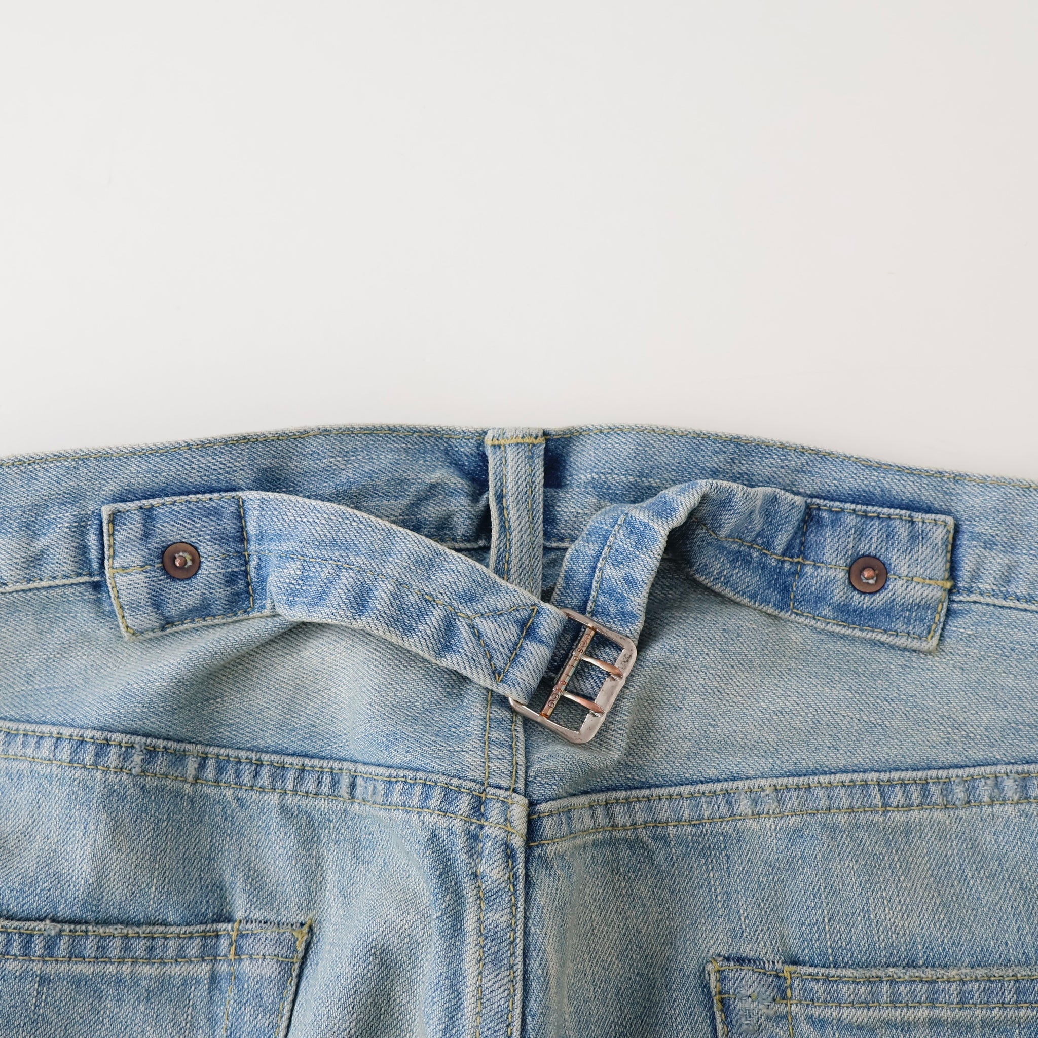 No.37 Washed Wide Denim Pants