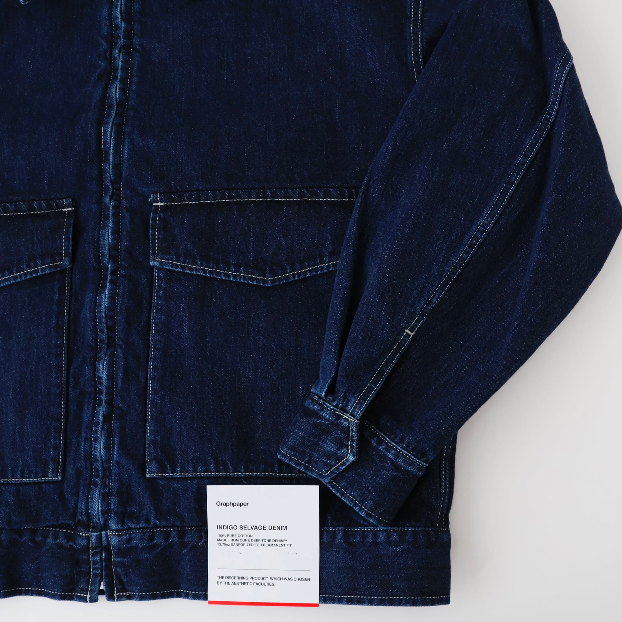 Selvage Denim Zip Jacket - ref. / Web Store