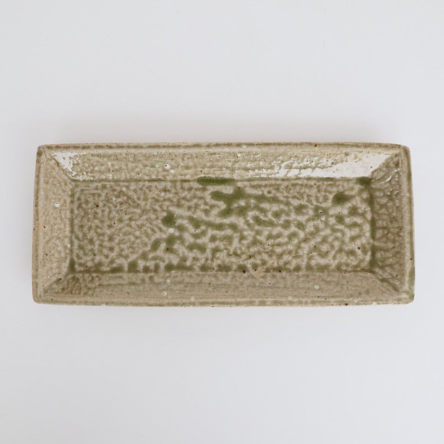 長角皿 松灰 - ref. / Web Store