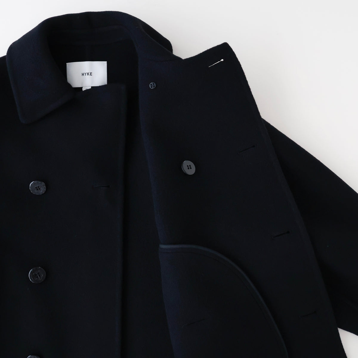 DOUBLE-FACED PEA COAT