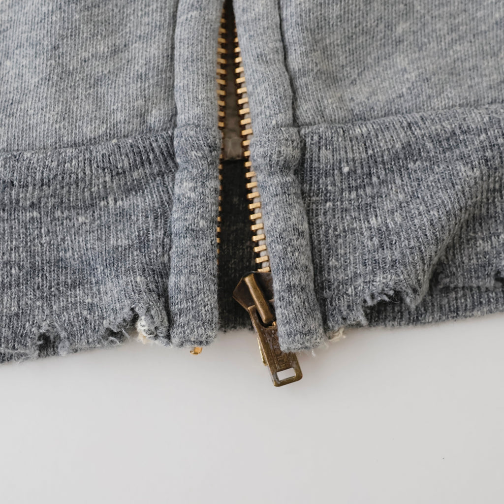 Vintage Light Weight Zip Sweat Hoodie | ref. / Web Store