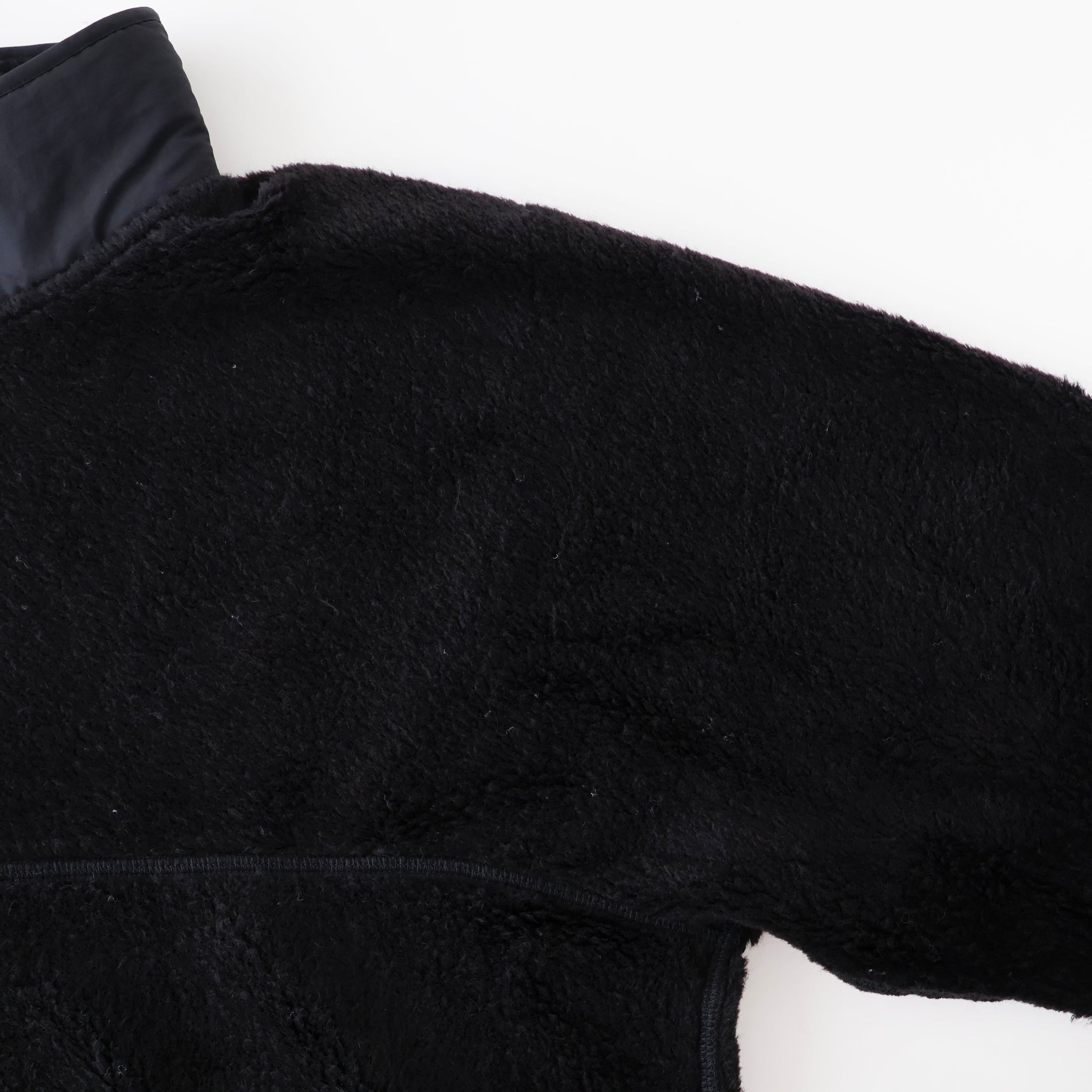 Wool Boa Zip-Up Blouson
