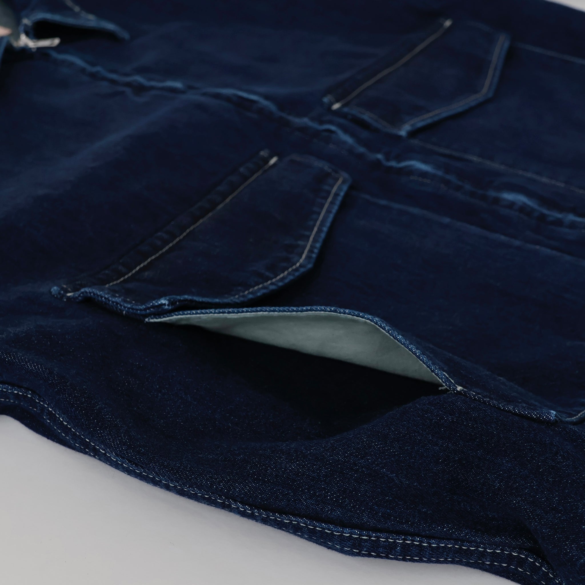 Selvage Denim Zip Jacket - ref. / Web Store