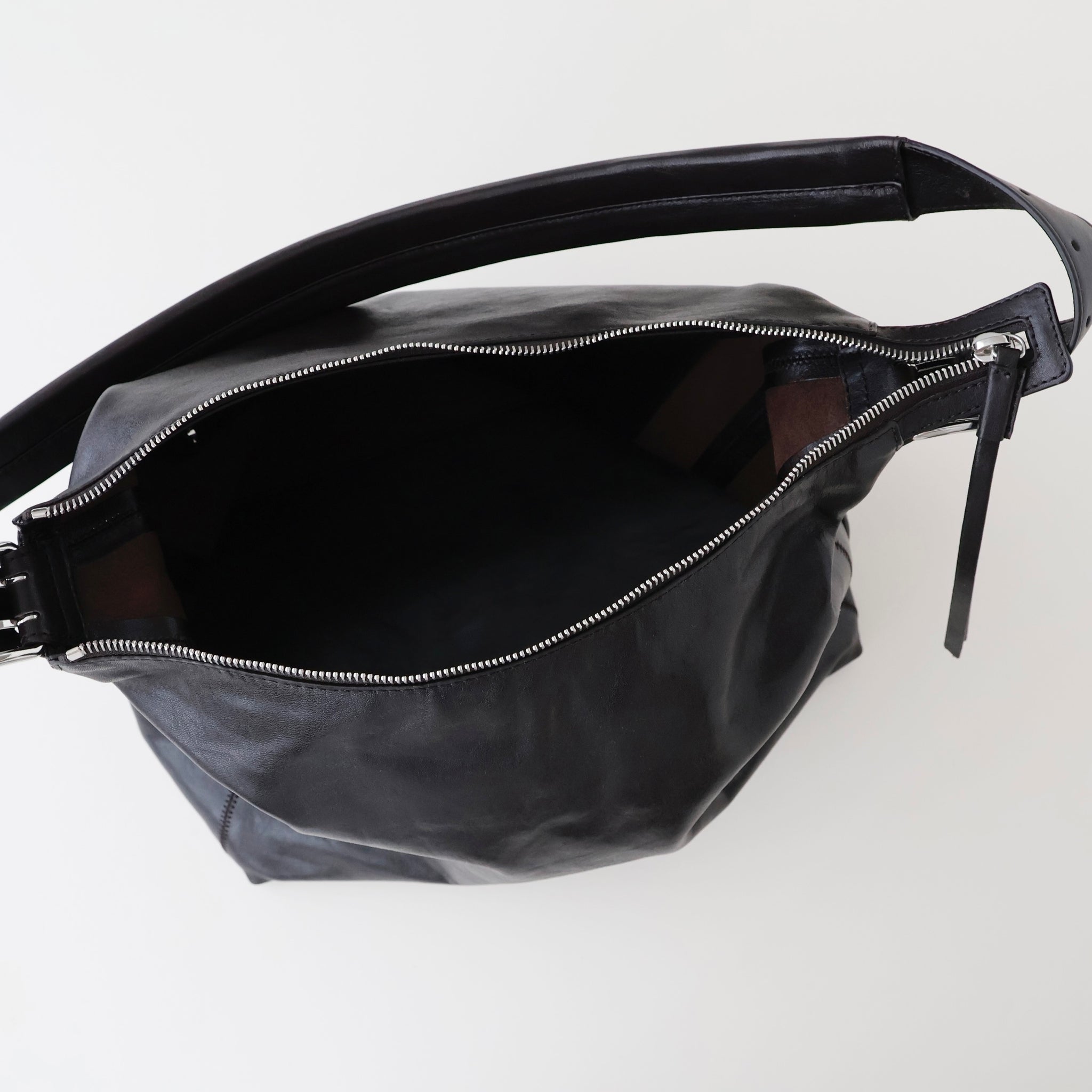 SMALL BELTED HOBO BAG