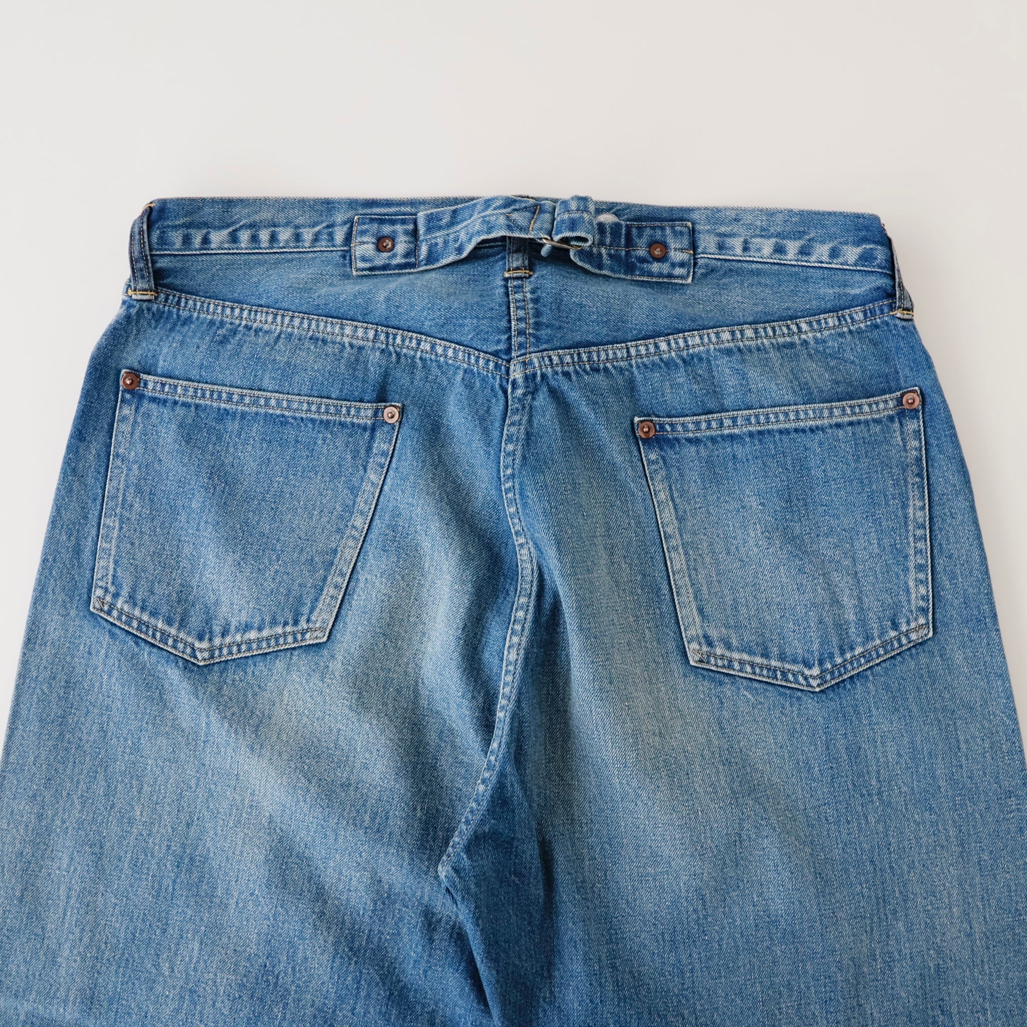 No.22 Washed Wide Denim Pants - ref. / Web Store