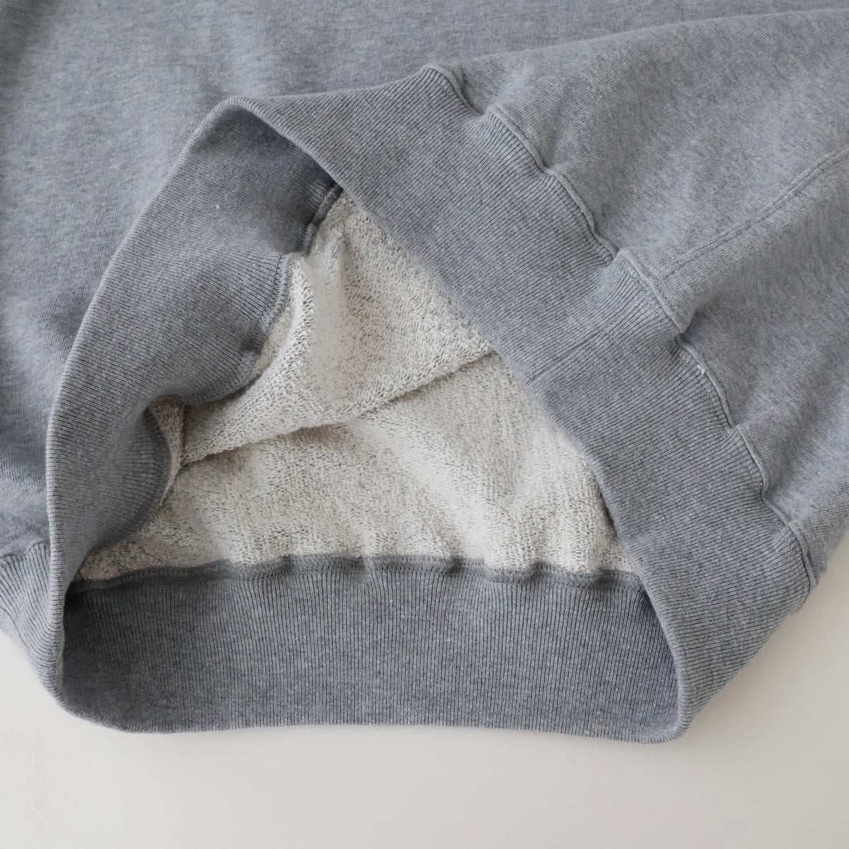 LOOPWHEEL COTTON SWEAT LS