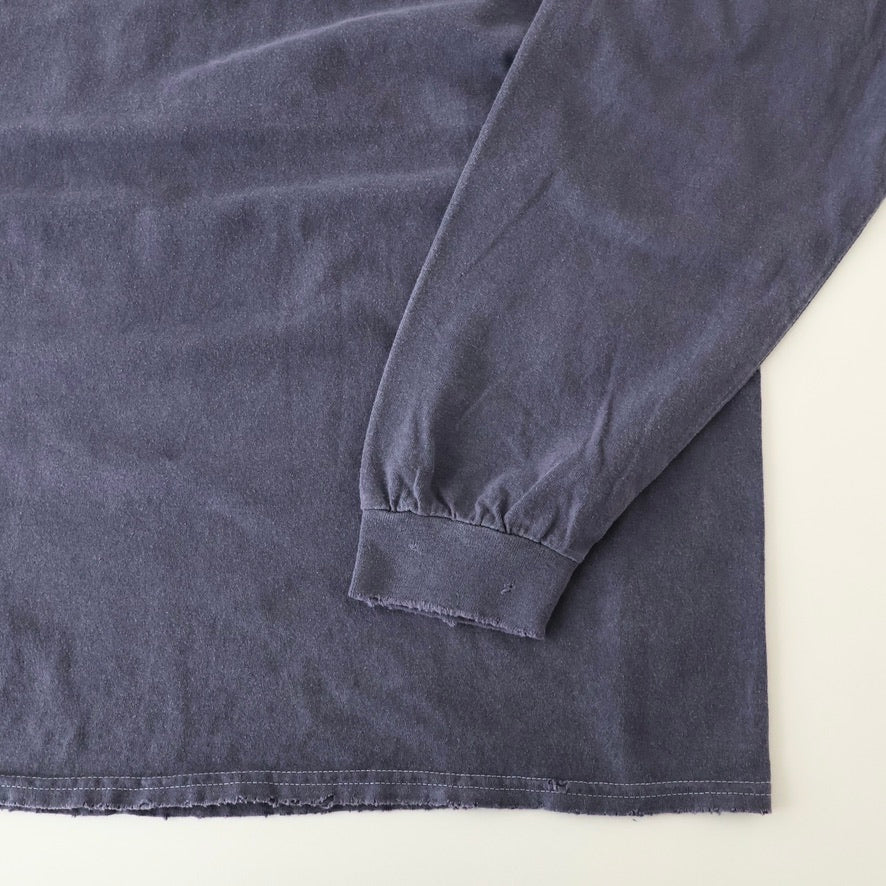 EMBROIDERY DYED LS T-SHIRT