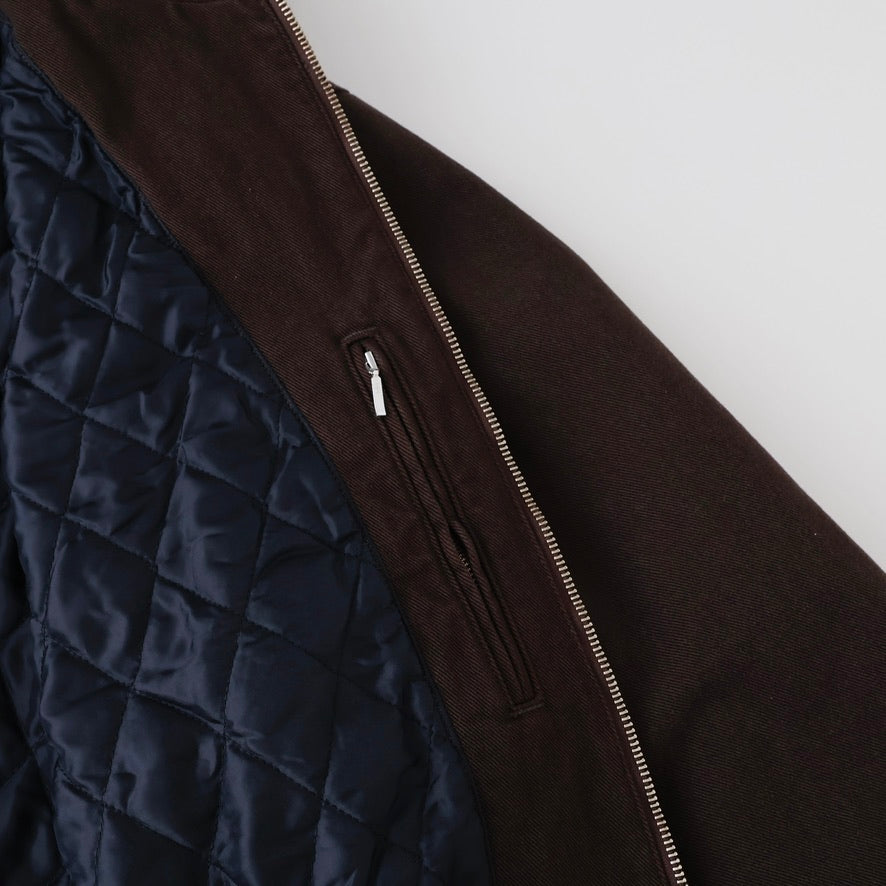 Caviar Oversized Blouson in Brushed Cotton