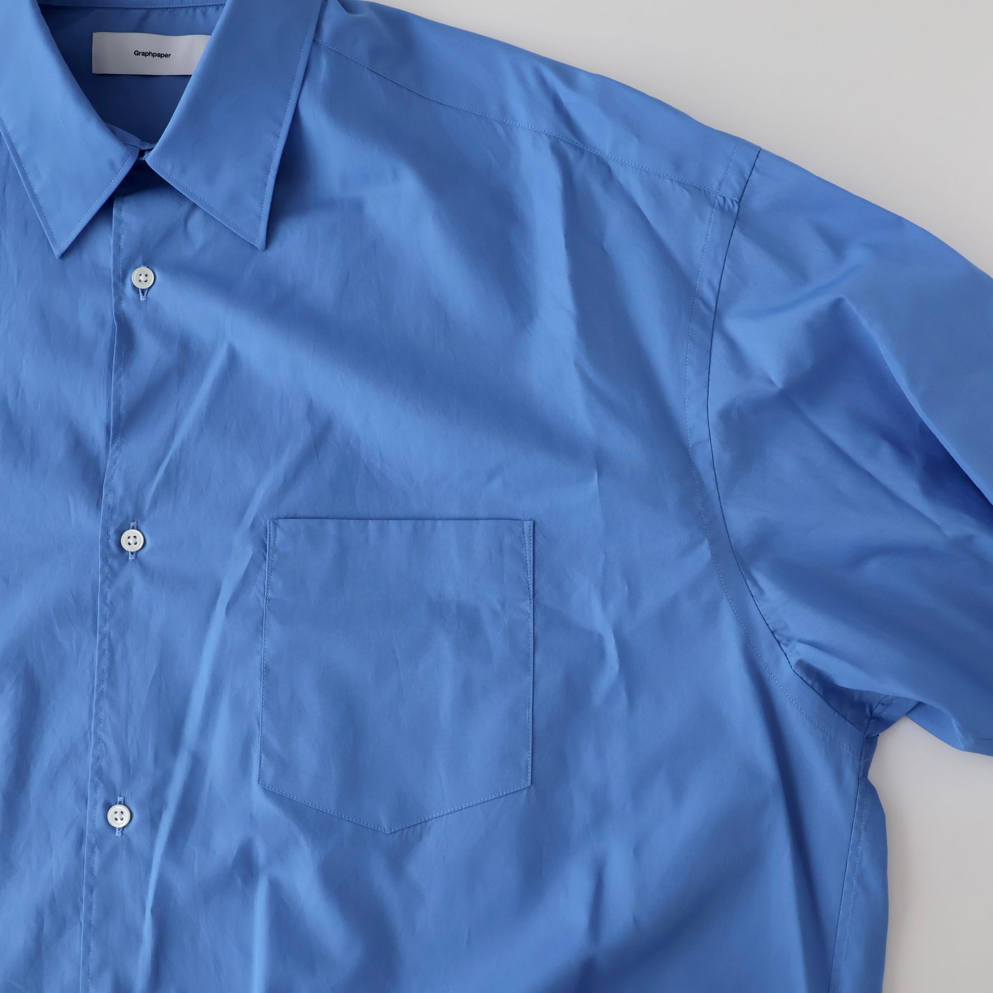 Broad L/S Oversized Regular Collar Shirt - ref. / Web Store