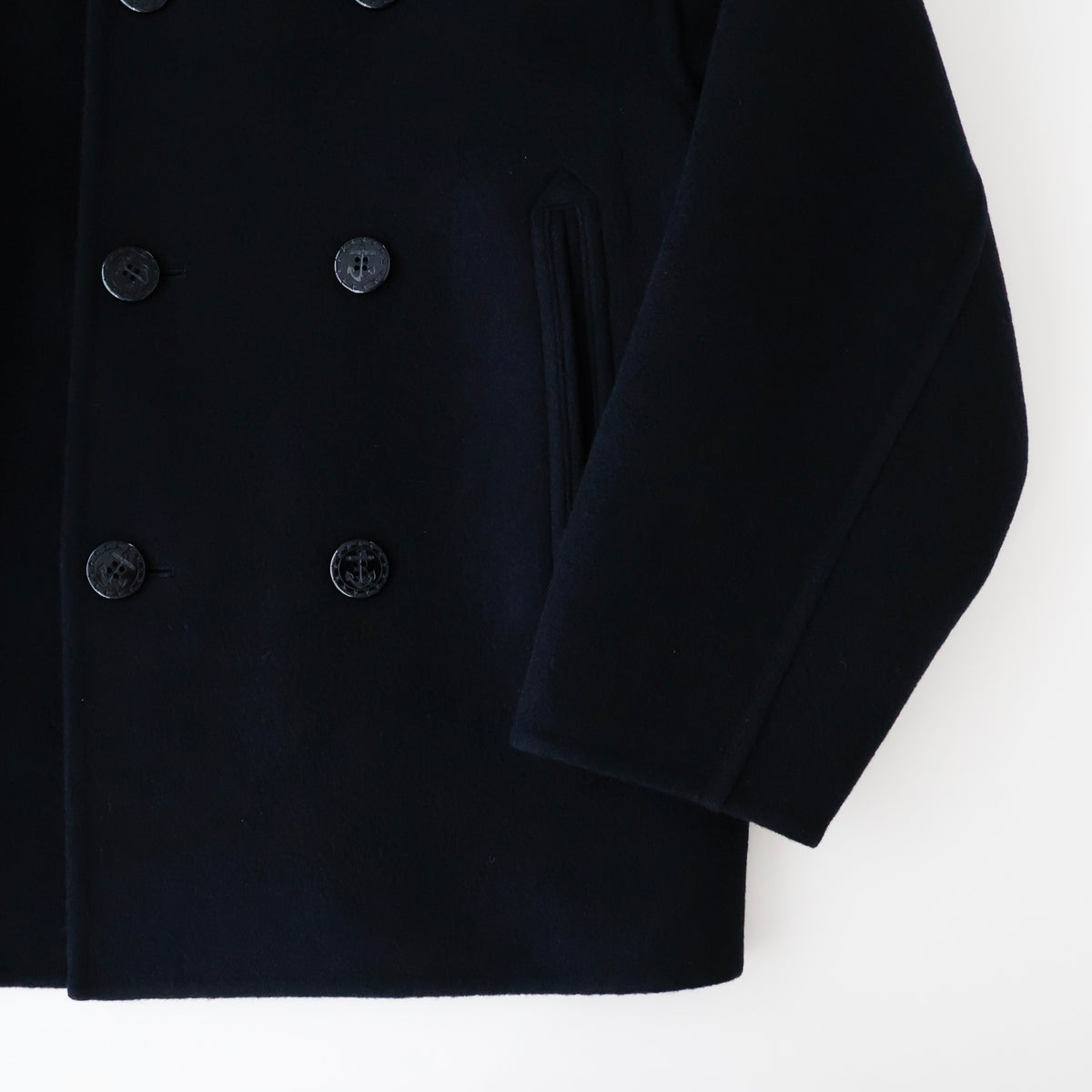 DOUBLE-FACED PEA COAT