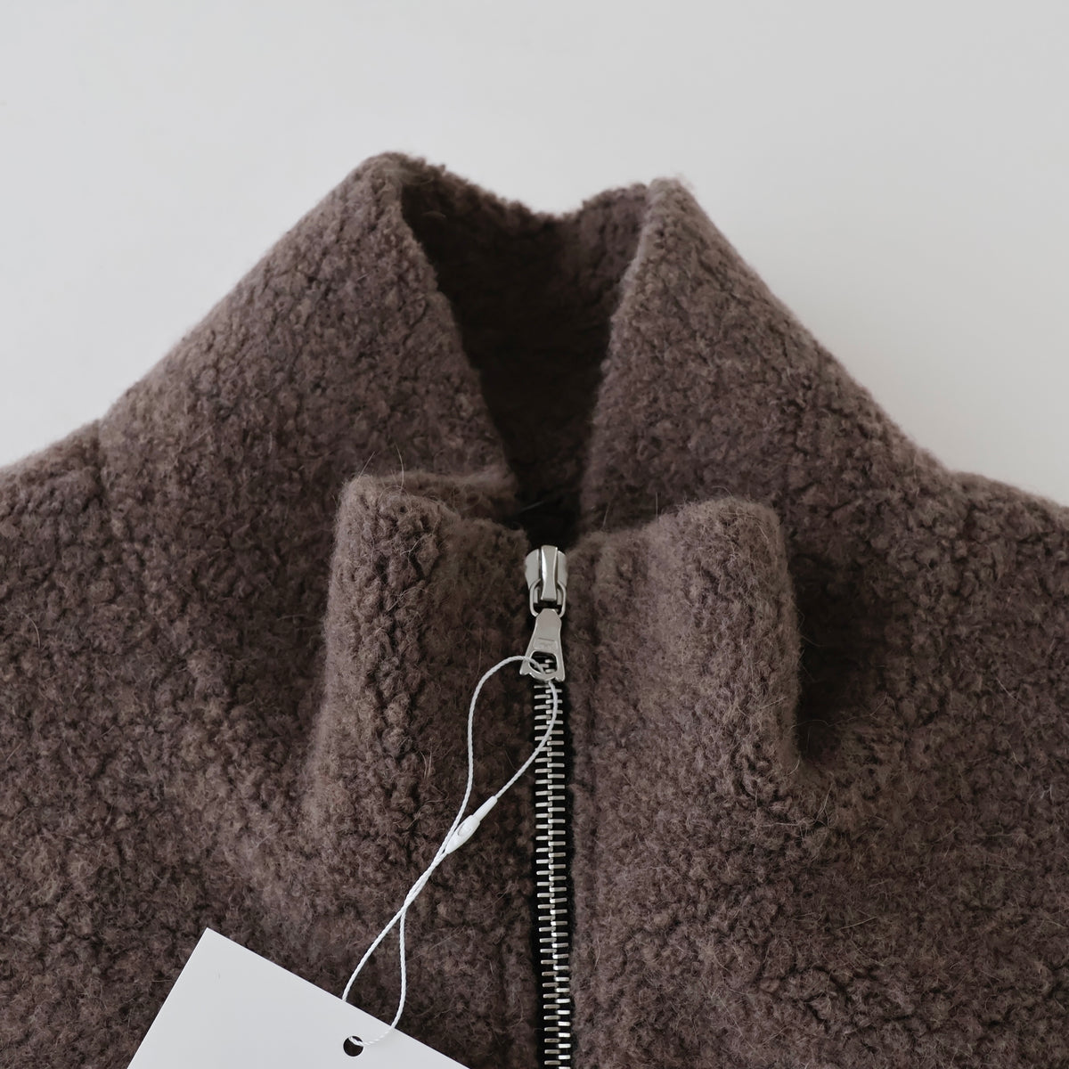 Boa Fleece Jacket in Angora/Virgin Wool