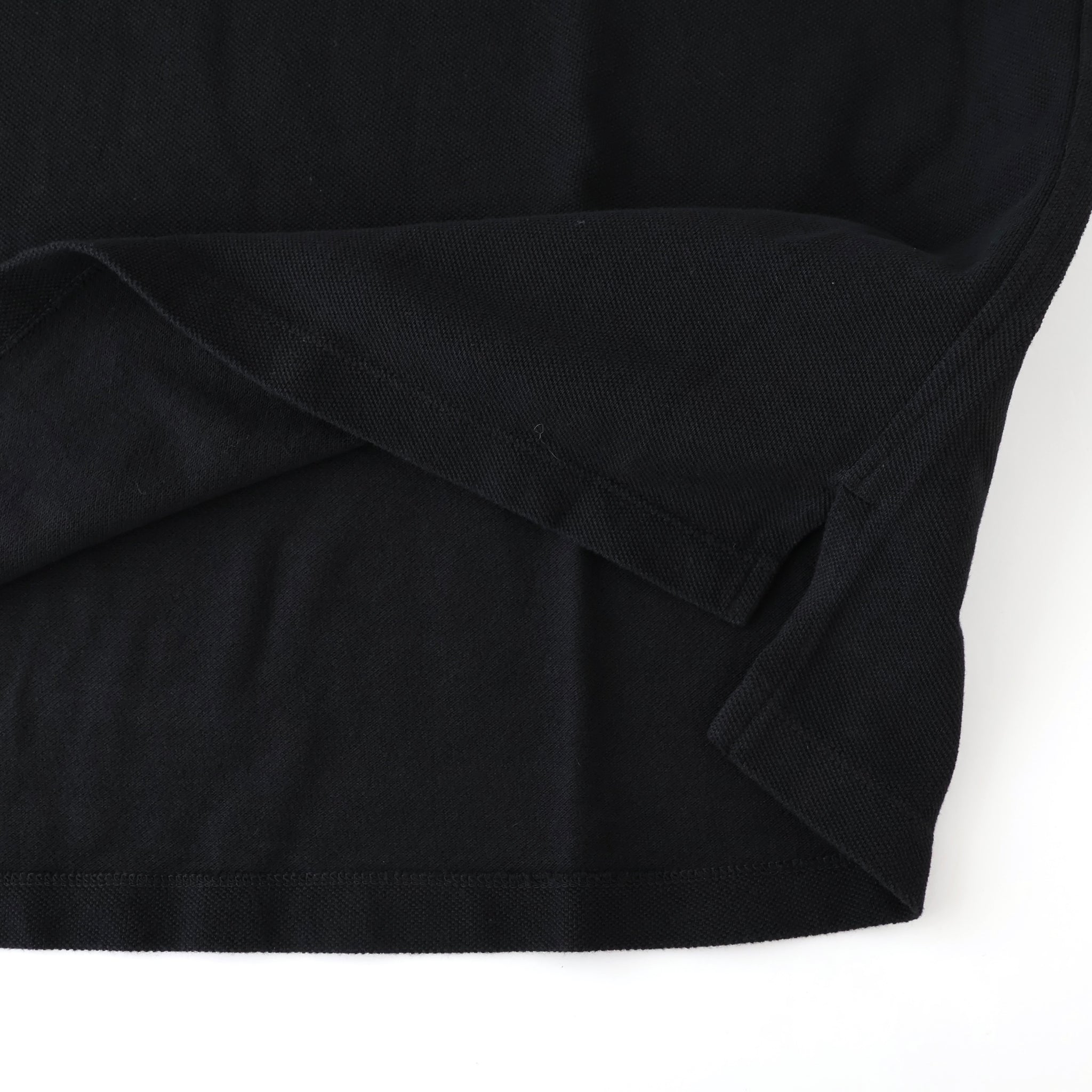 CLERK S/S T-NECK TEE COTTON PIQUE OVERDYED