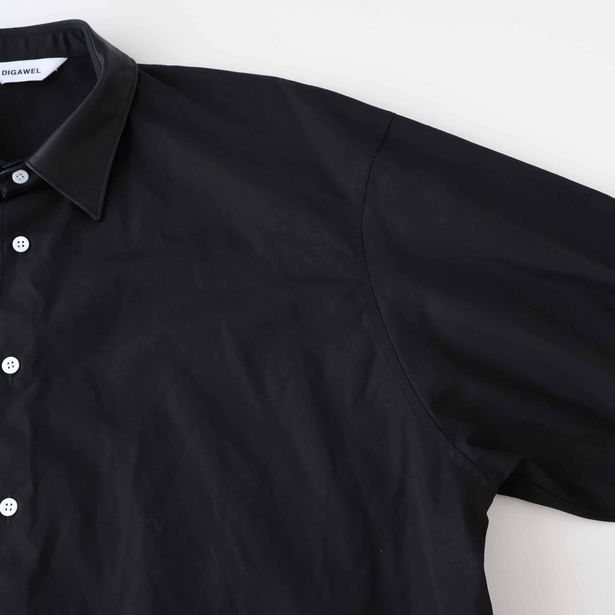 Leather combi shirt - ref. / Web Store