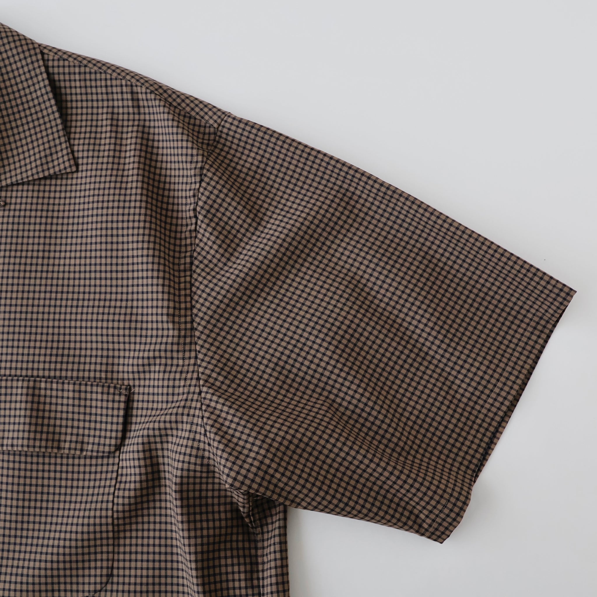 Summer Wool Open Collar SS Shirt