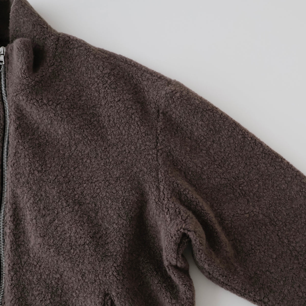 Boa Fleece Jacket in Angora/Virgin Wool