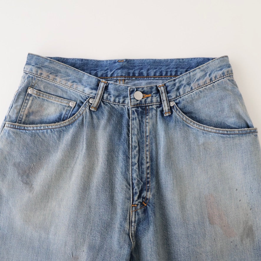 AGING STRAIGHT 5P DENIM PANTS
