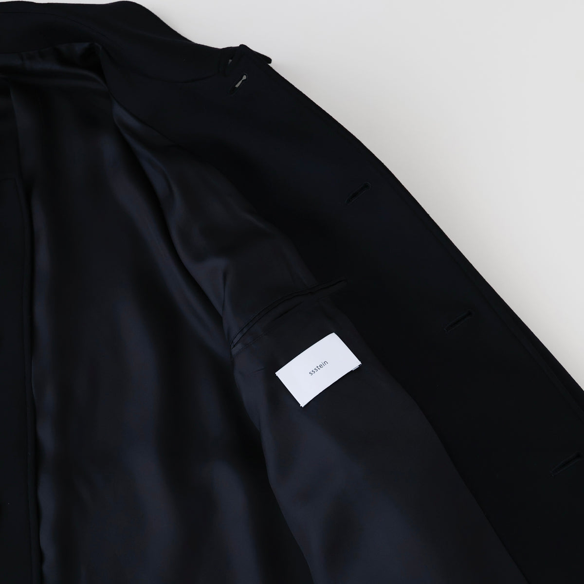 WOOL MELTON OVERSIZED INVESTIGATED COAT