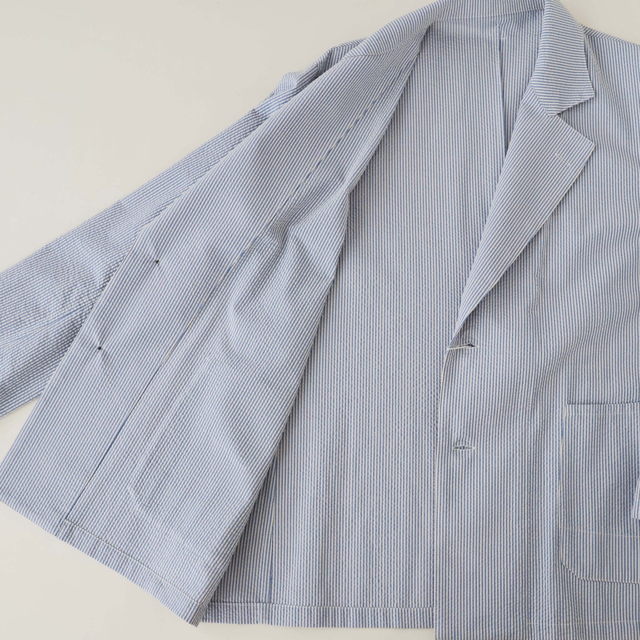 COVERALL JACKET - SEERSUCKER - ref. / Web Store