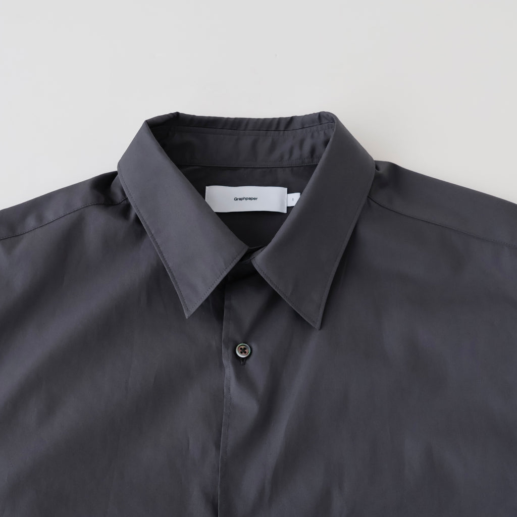 Broad L/S Oversized Regular Collar Shirt - ref. / Web Store