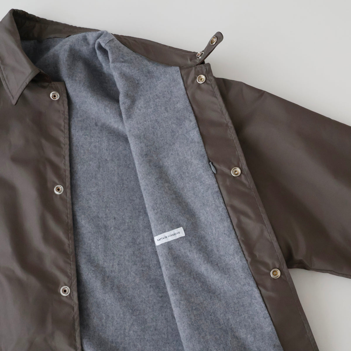 Silk Poly Coach Jacket