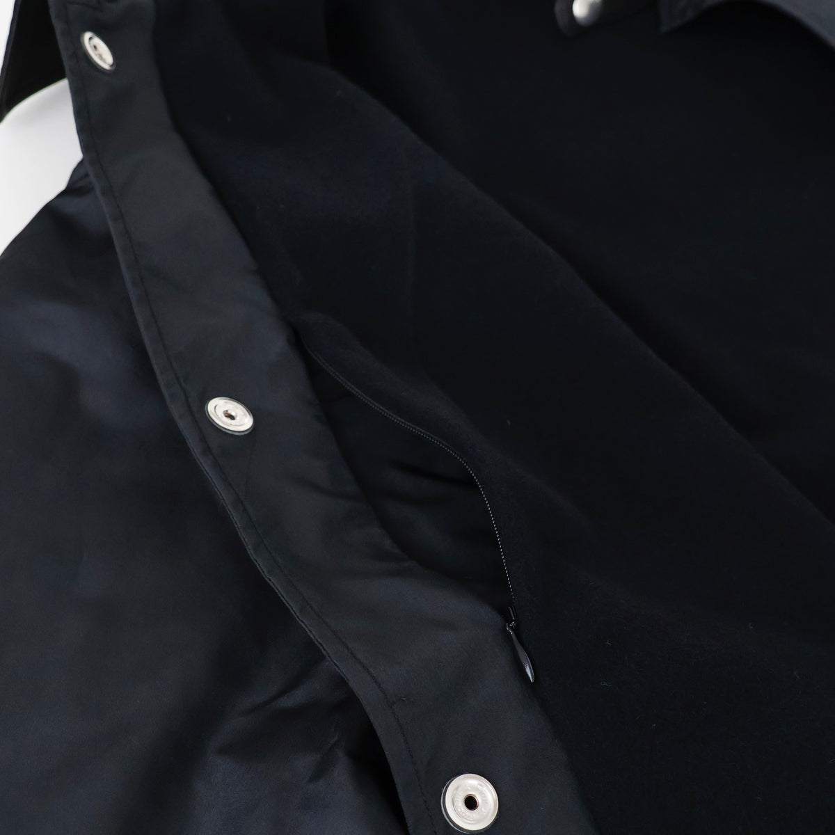Silk Poly Coach Jacket