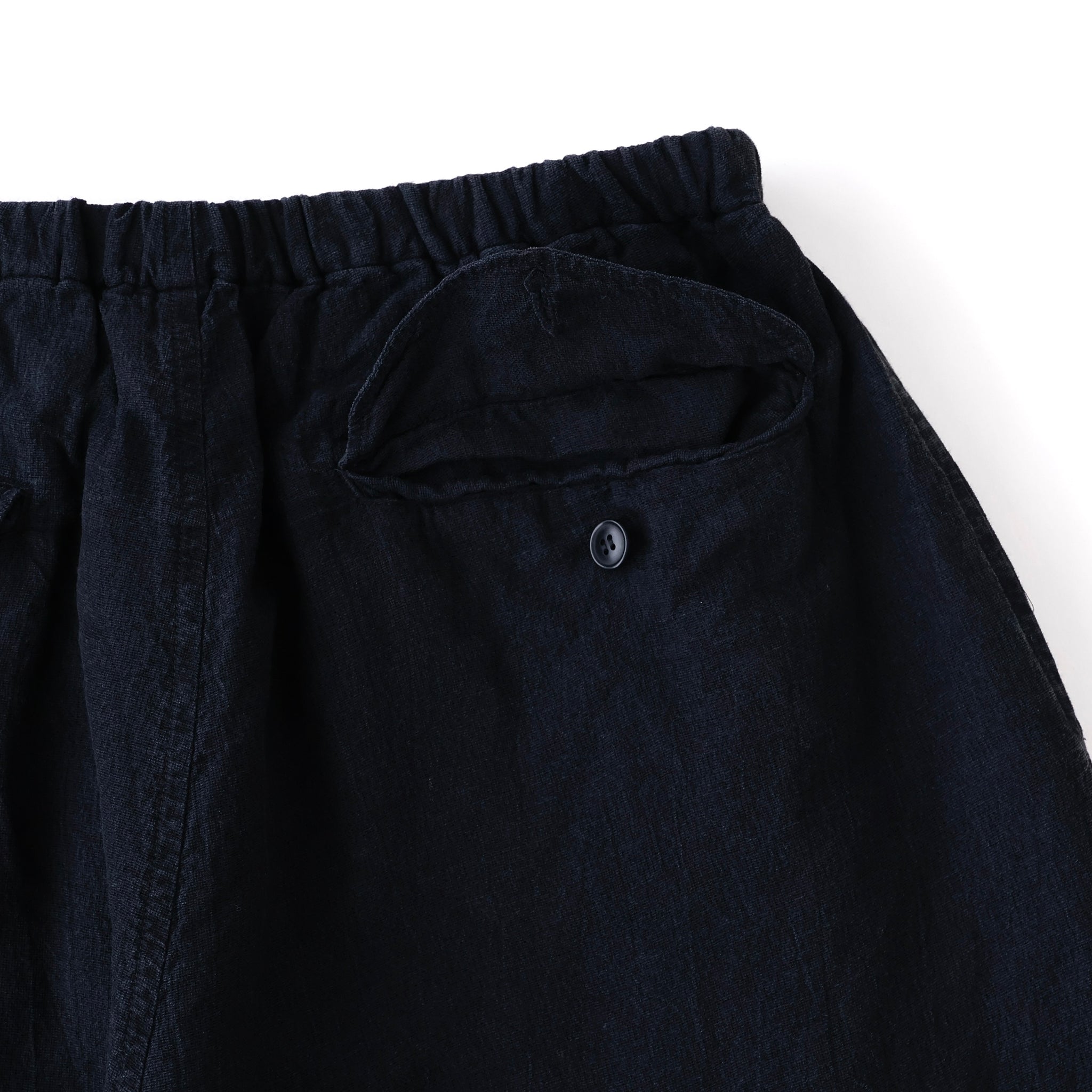 シルクコットン ドローストリングパンツ