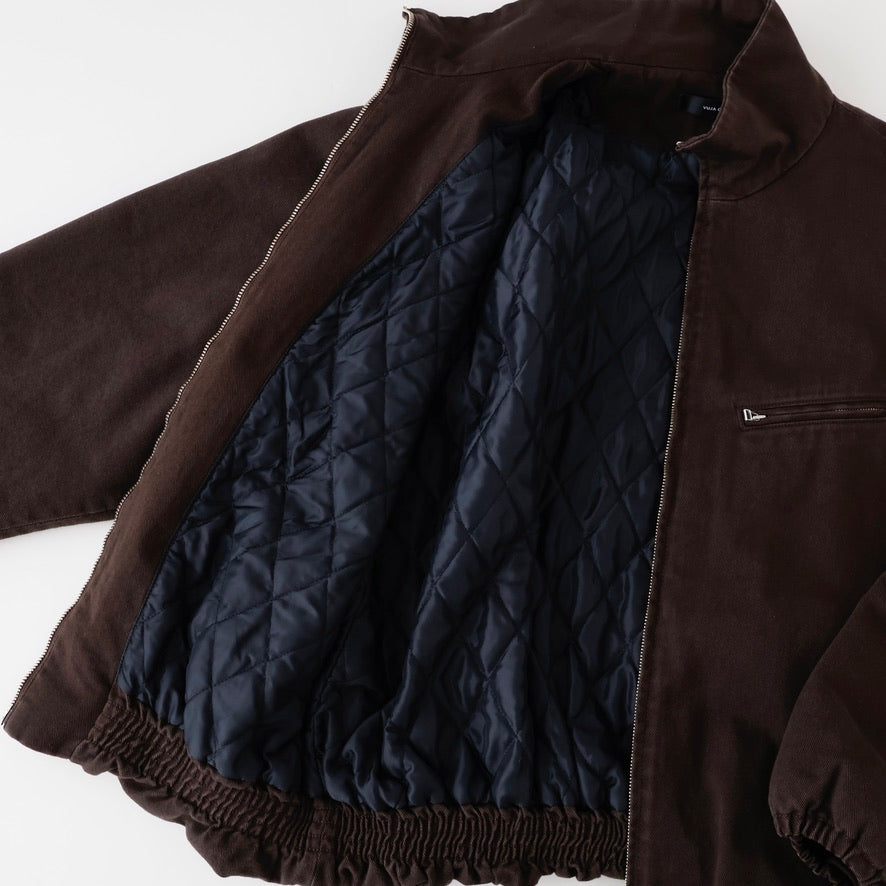 Caviar Oversized Blouson in Brushed Cotton