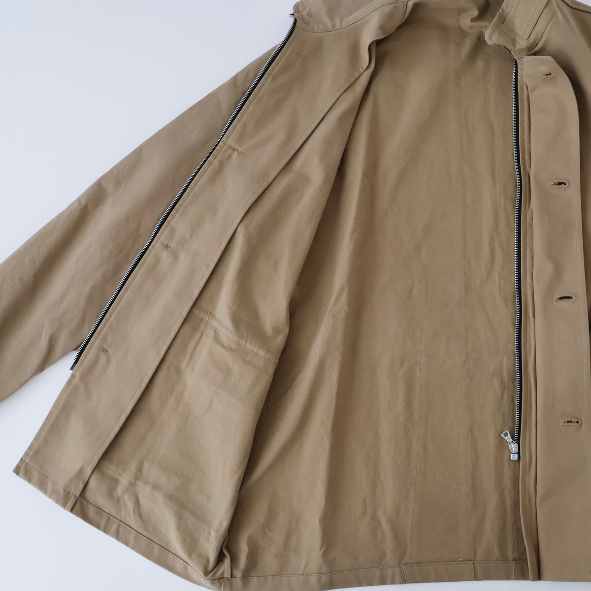 Grover Zip Blouson In Cotton Twill