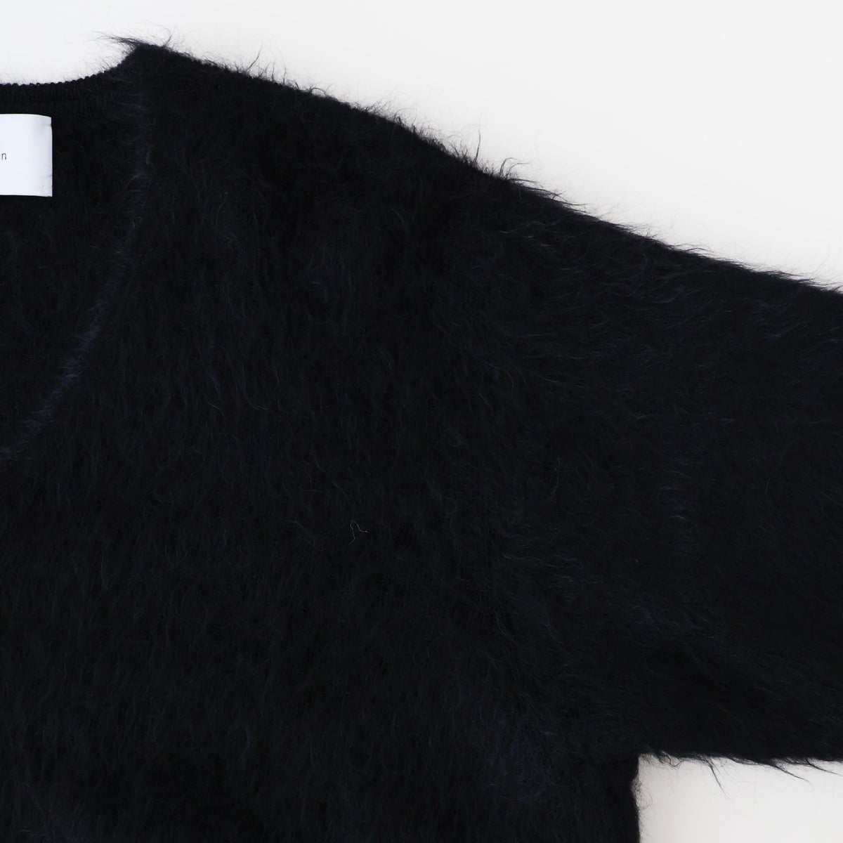 KID MOHAIR KNIT V NECK CARDIGAN