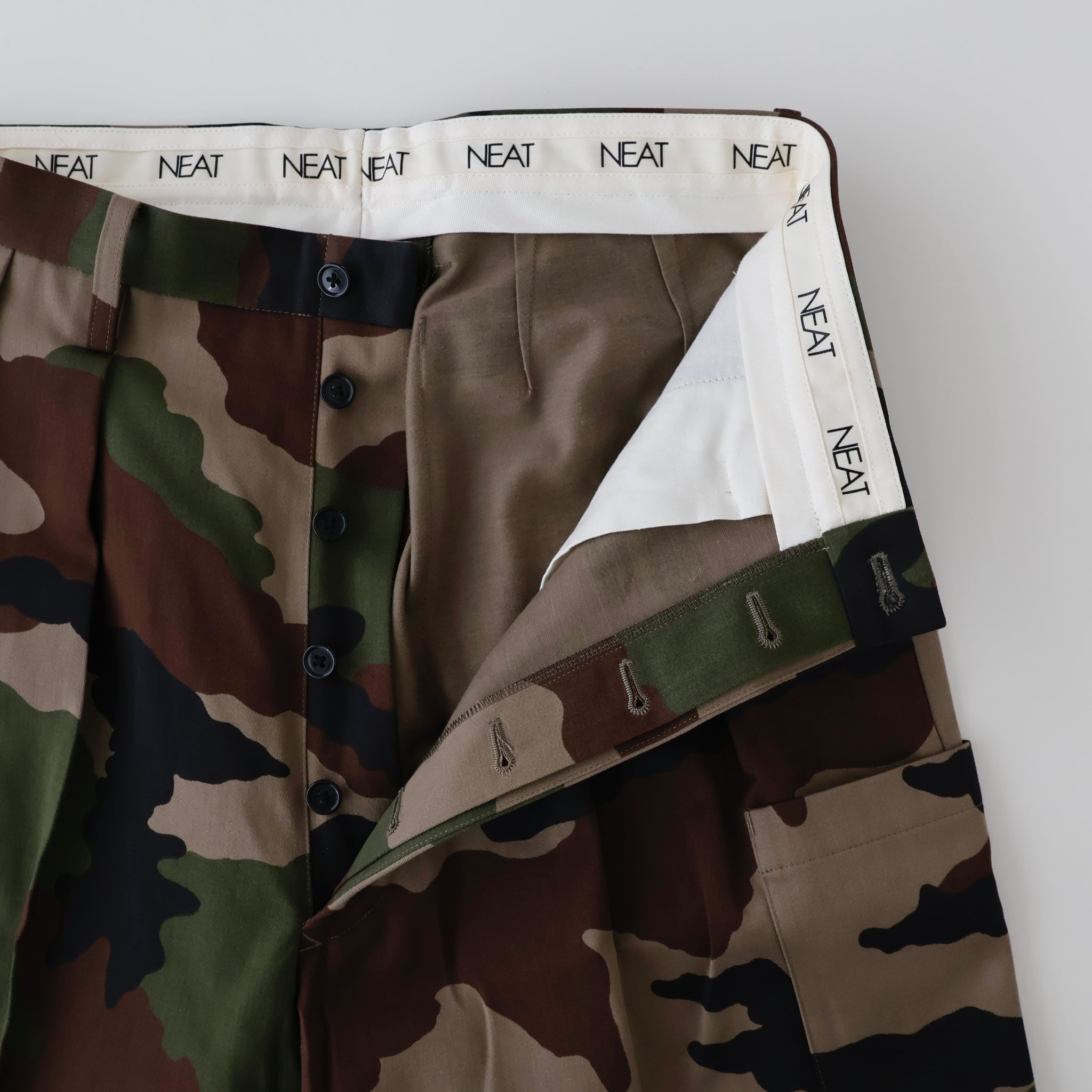 French F2 90's CAMO Cargo Shorts