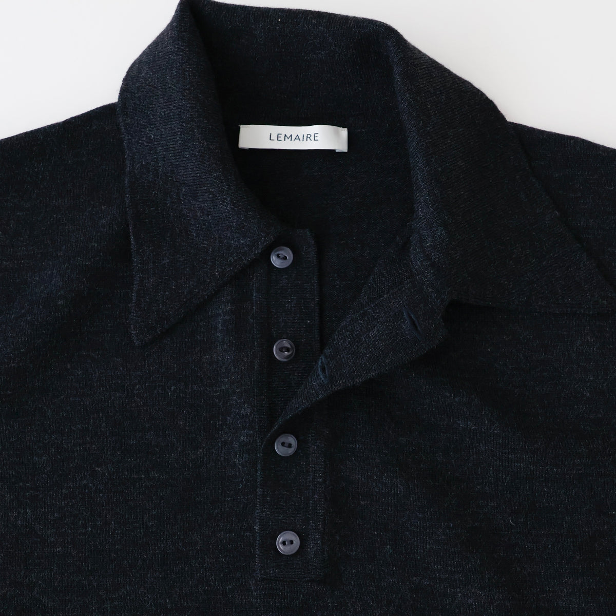LS KNITTED POLO TOP