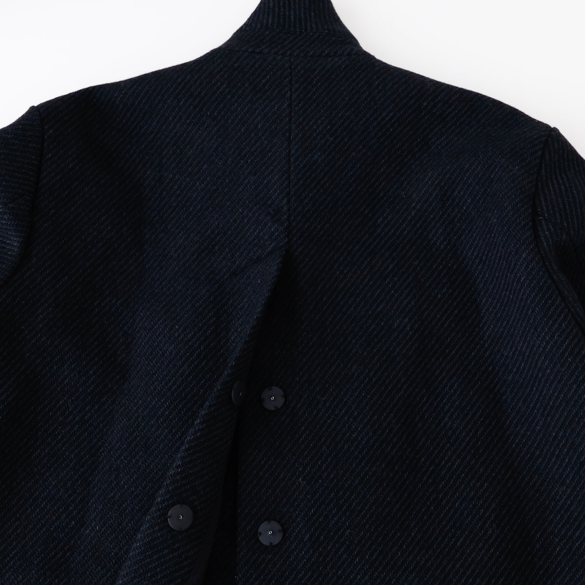 Ronan Structured Zip Coat in Wool