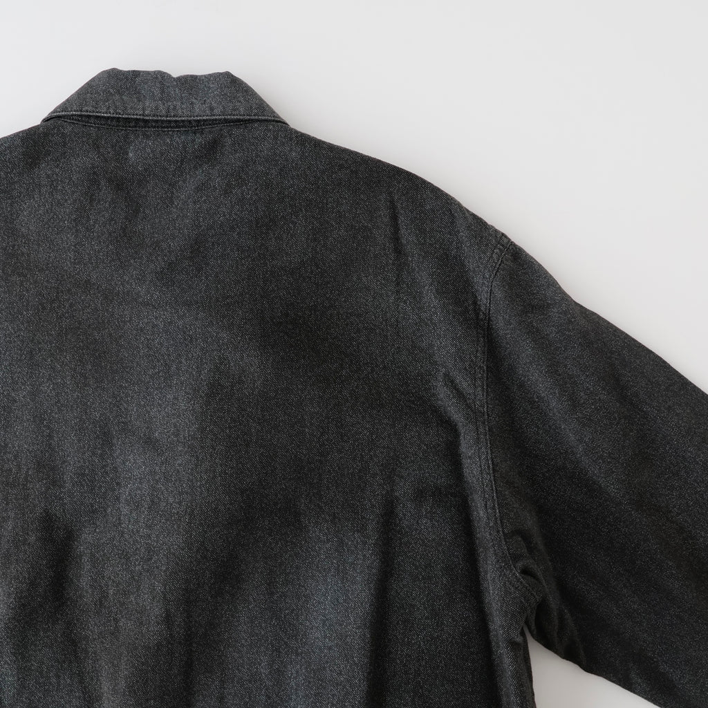 Vintage Black Chambray Work Jacket | ref. / Web Store