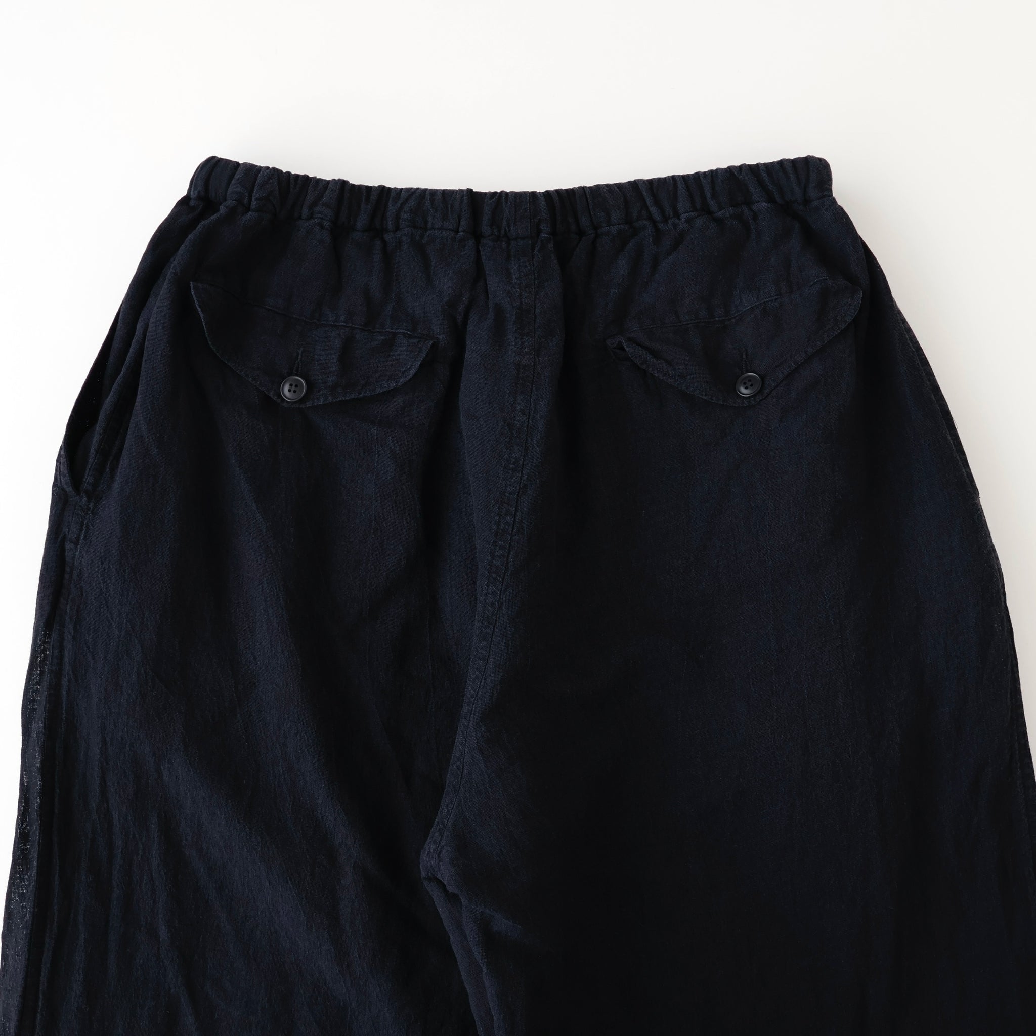 シルクコットン ドローストリングパンツ