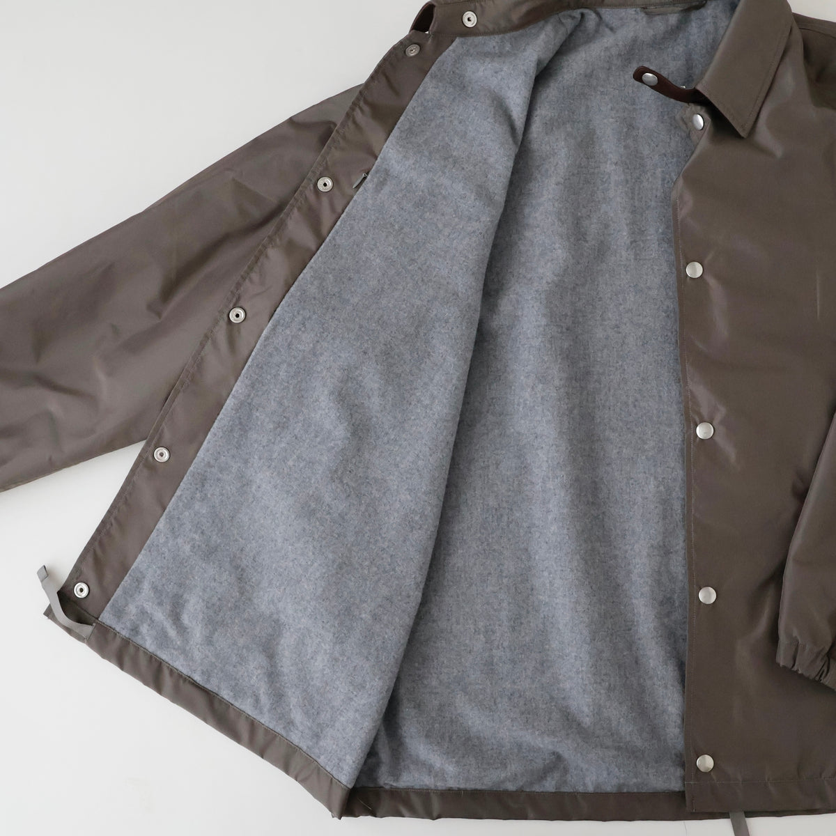 Silk Poly Coach Jacket
