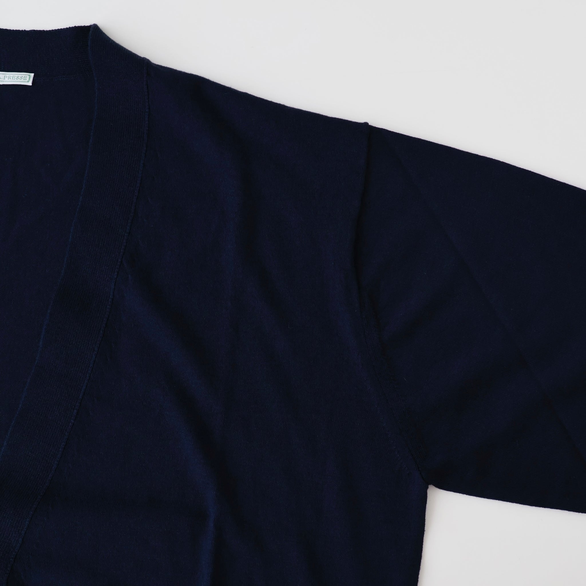 Wool Cotton High Gauge Cardigan