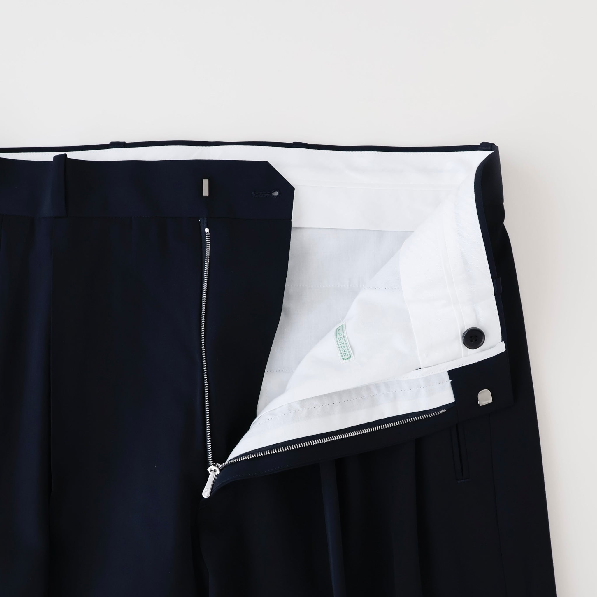 Wool Rayon Wide Trousers