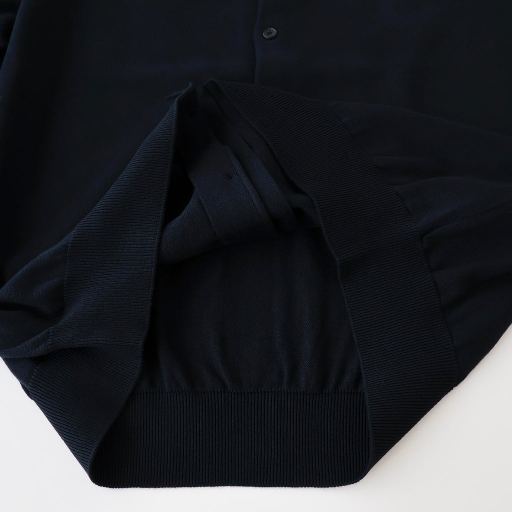Cotton Knit Polo Collar Cardigan - ref. / Web Store