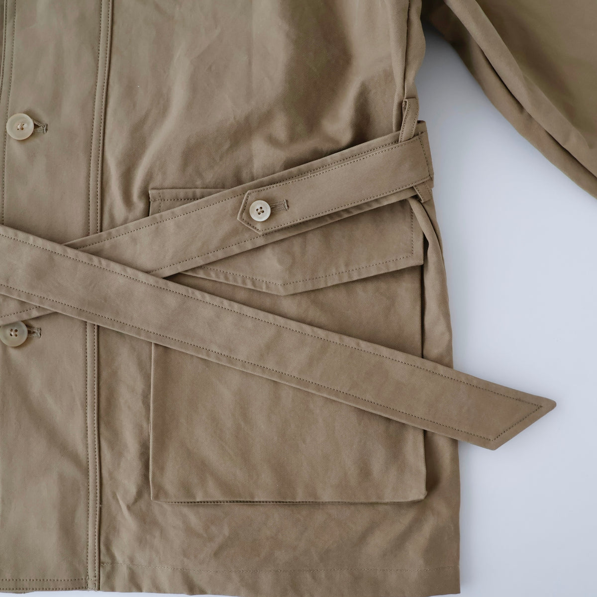 Grover Zip Blouson In Cotton Twill
