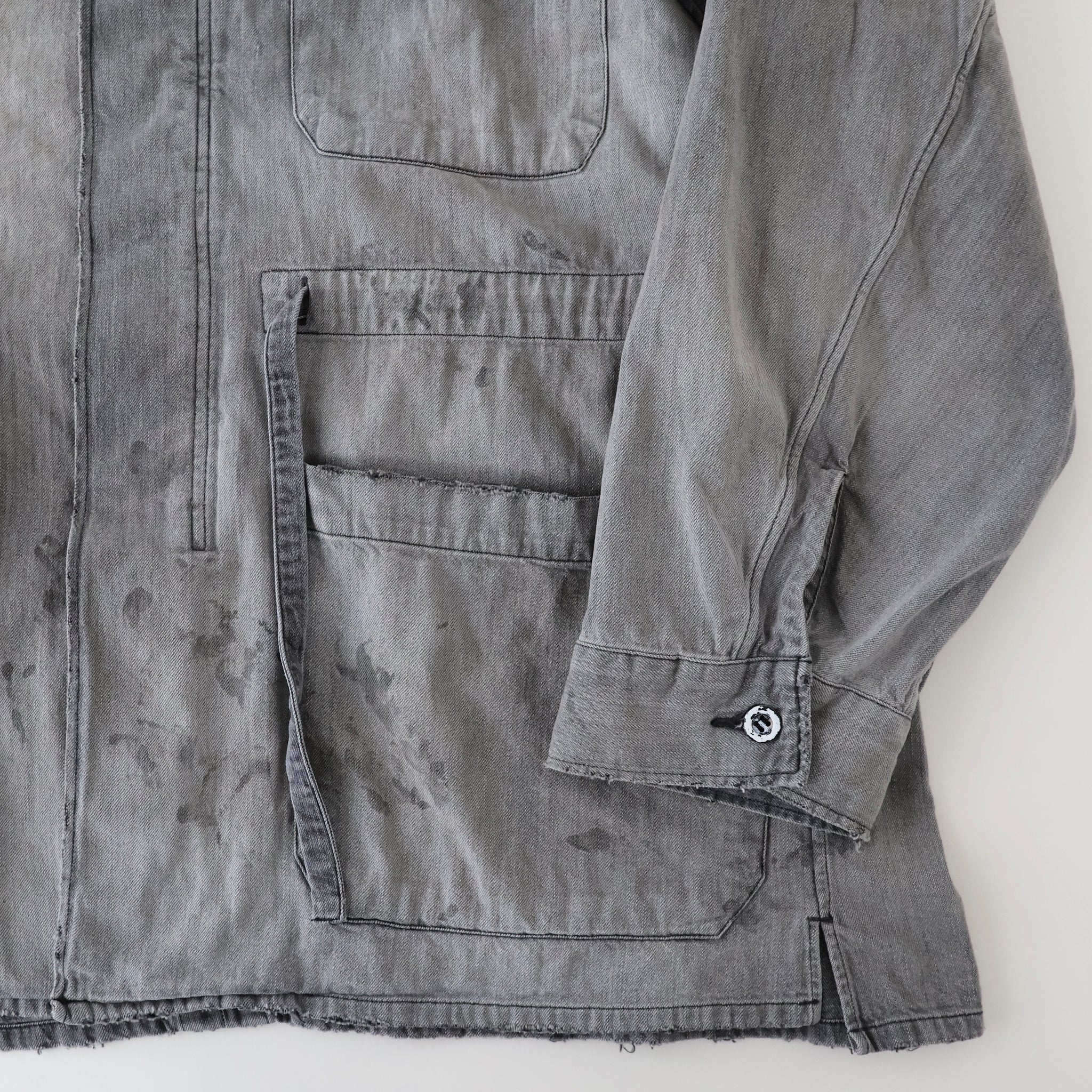 AGING DENIM SHIRT JACKET