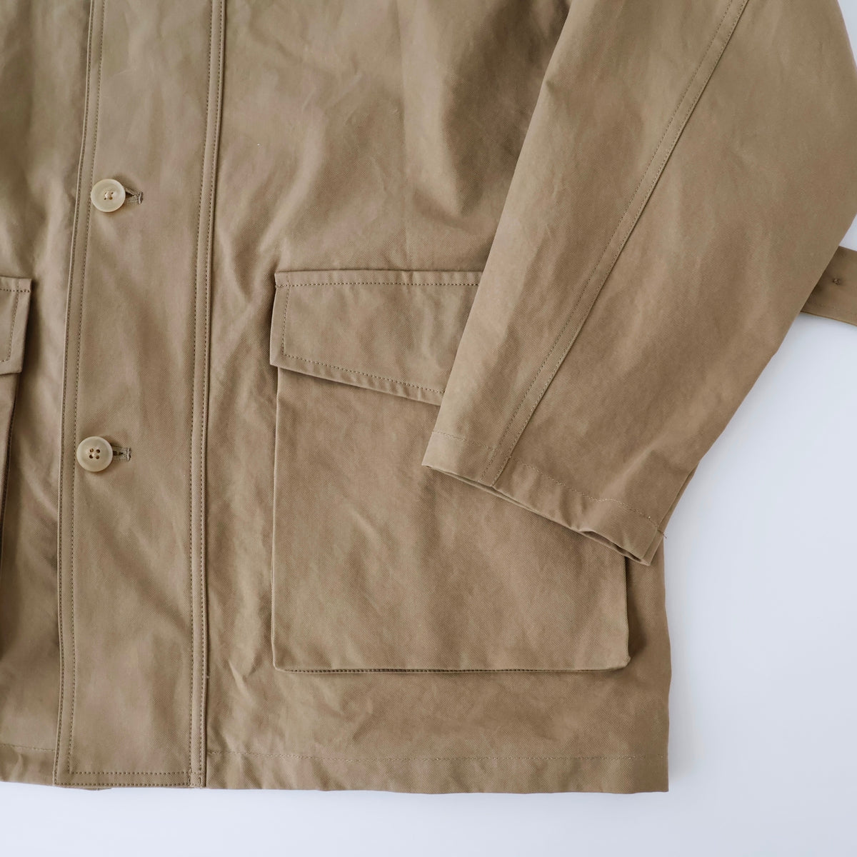 Grover Zip Blouson In Cotton Twill