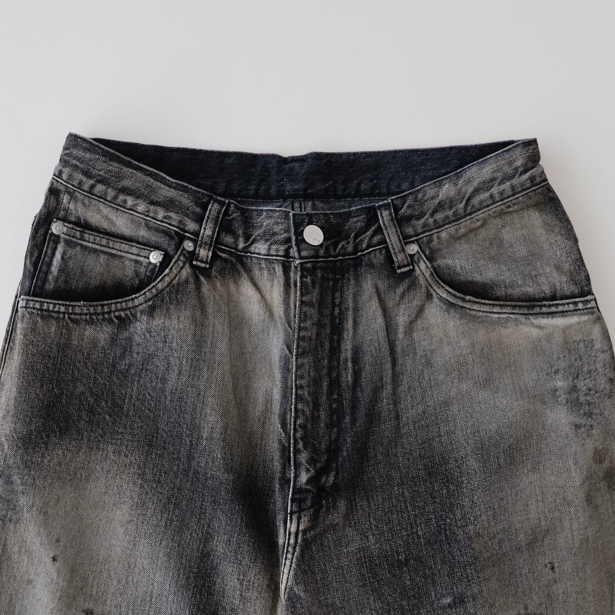 CRASH MIDDLE STRAIGHT 5P DENIM PANTS - ref. / Web Store