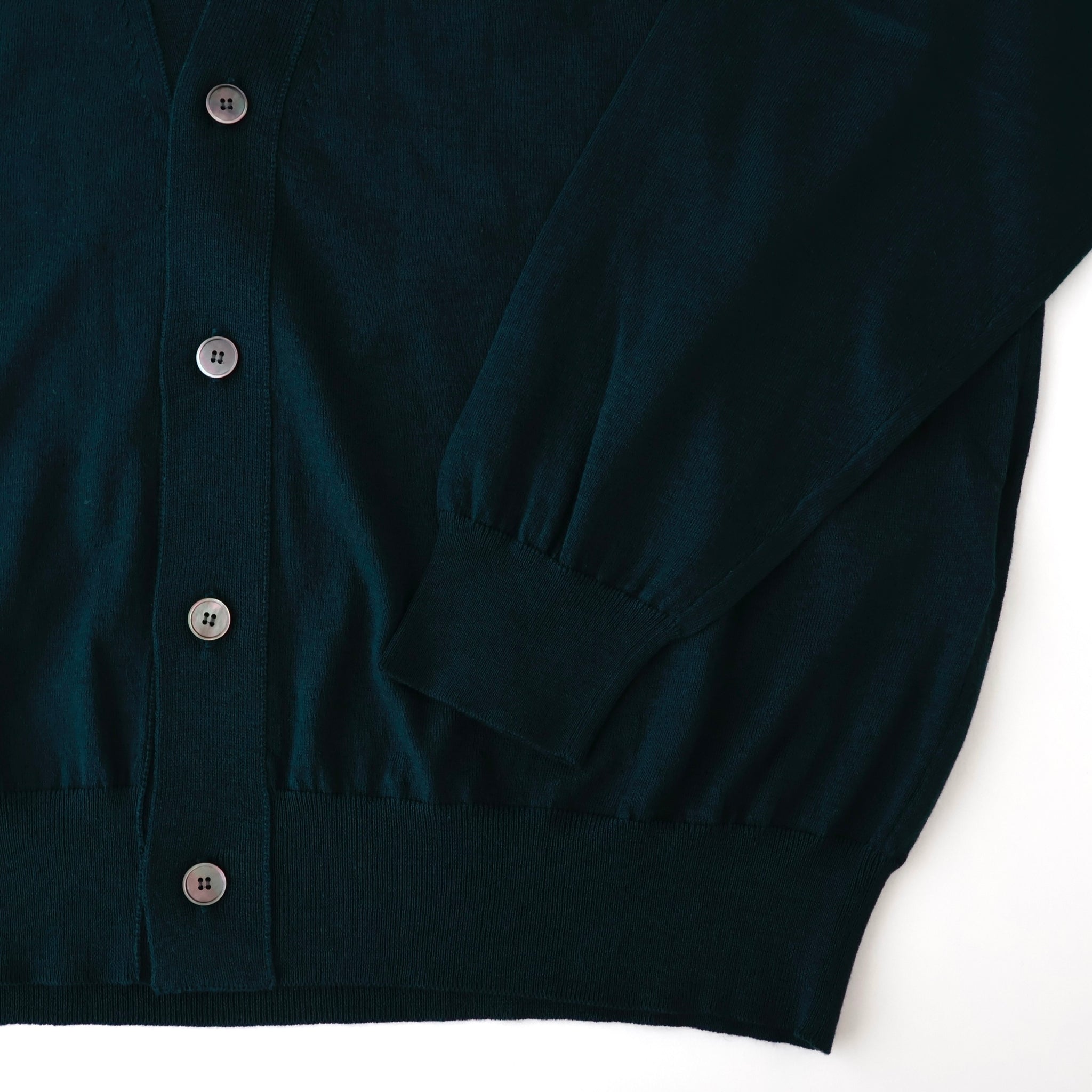 Wool Cotton High Gauge Cardigan