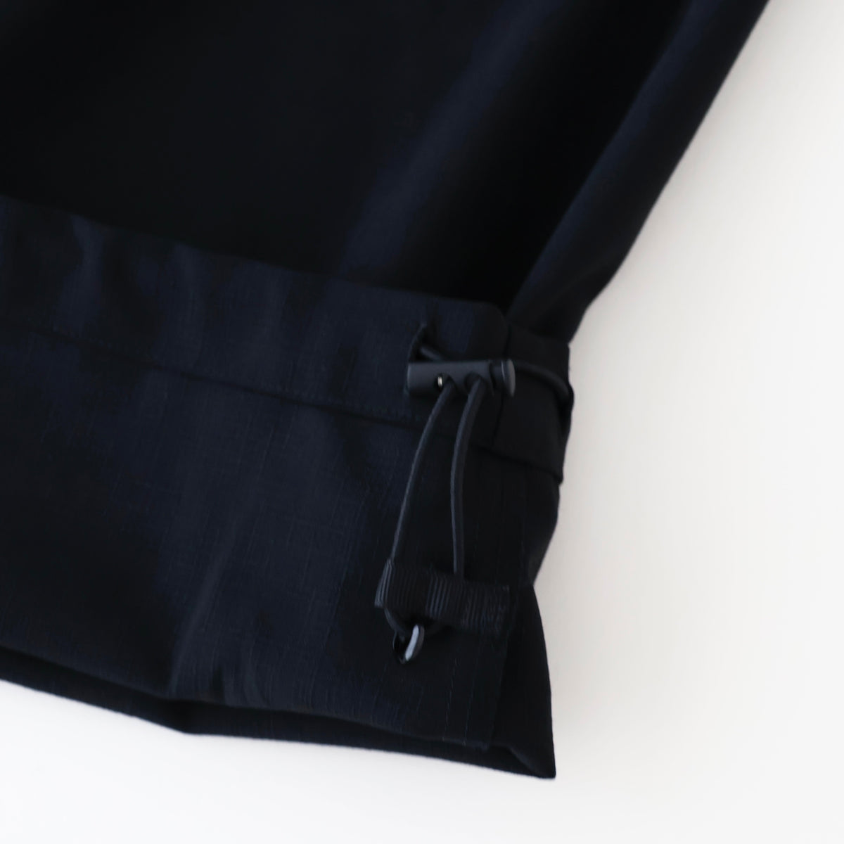 Wool Hopsack Drawstring Track Pants