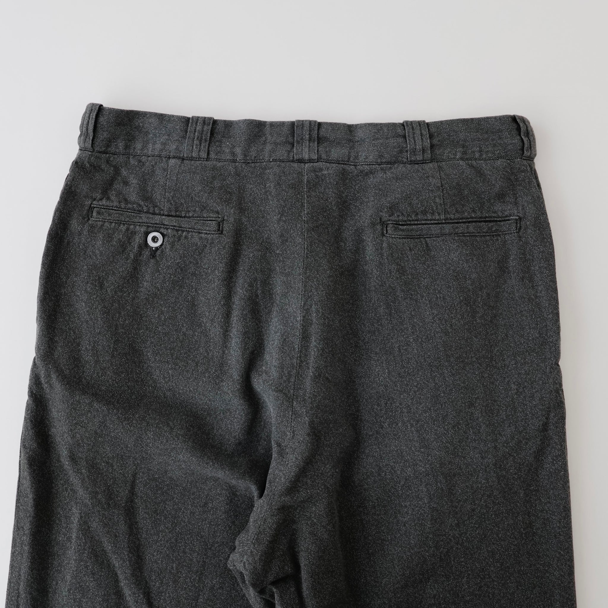 Vintage Black Chambray Work Pants